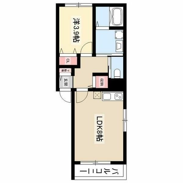 FlorestaHonjin（302） 間取り図画像