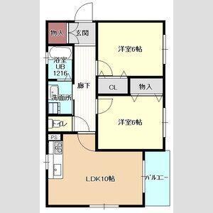 ペイサージュ（102） 間取り図画像