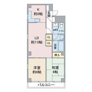 FREESIA（3B） 間取り図画像