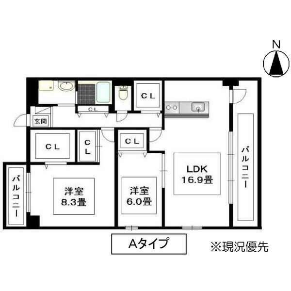 Serenity（501） 間取り図画像