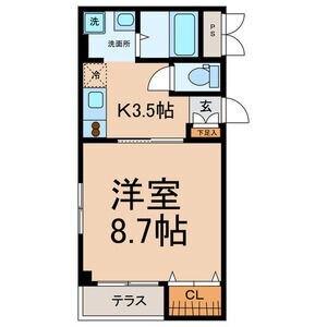 メゾン清須（101） 間取り図画像