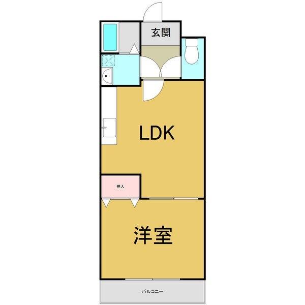 クレスト参番館（103） 間取り図画像