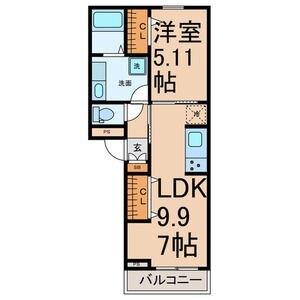 エスポワール名駅（301） 間取り図画像