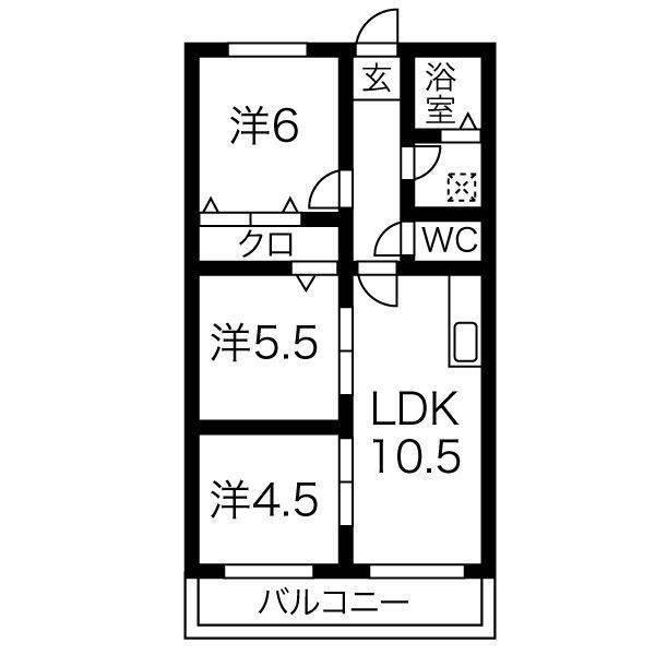 プロビデンス日比野（2C） 間取り図画像