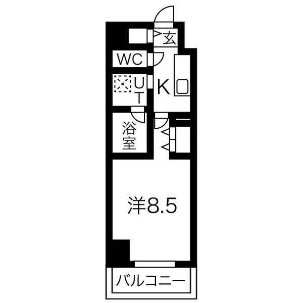 リシュドール名駅南（0205） 間取り図画像