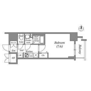 SHOKEN Residence 名古屋〈太閤通〉（1304） 間取り図画像