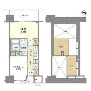 エステムコート名古屋駅前CORE（1206） 間取り図画像