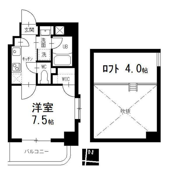 タウンライフ名駅（701） 間取り図画像