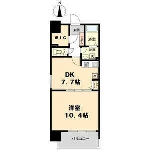デュオフィール太閤通（407） 間取り図画像