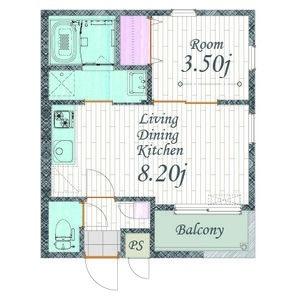 Cherim 本陣十王町 South（104） 間取り図画像