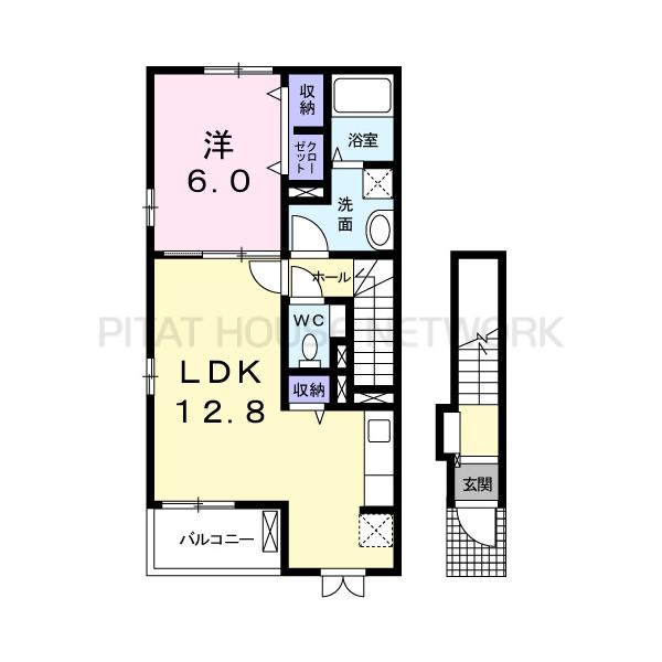ゆったりとした１LDK