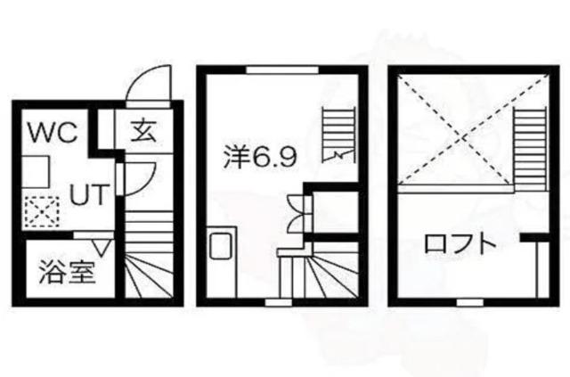 バステトこがね 間取り図画像