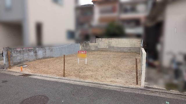 現況更地　道路と高低差無し