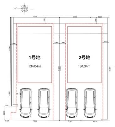 高槻市塚脇一丁目　建築条件無し売土地　１号地 区画図