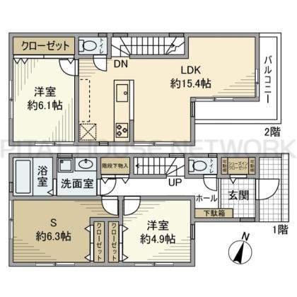  間取り図写真