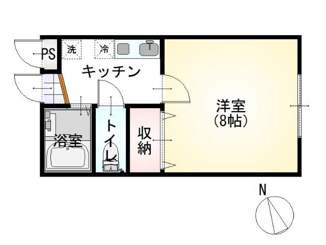 ラフィネ千秋城下町（203） 間取り図画像