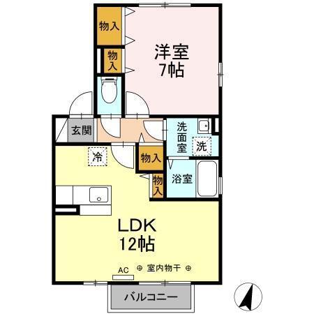 グランモア港北（201） 間取り図画像