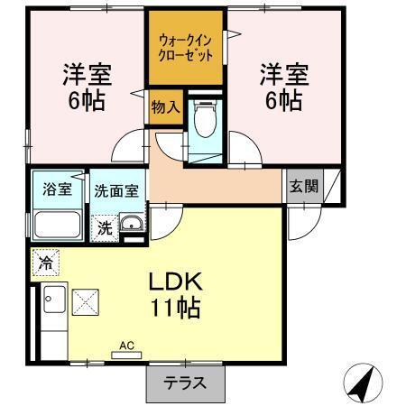 サン・セジュール（101） 間取り図画像