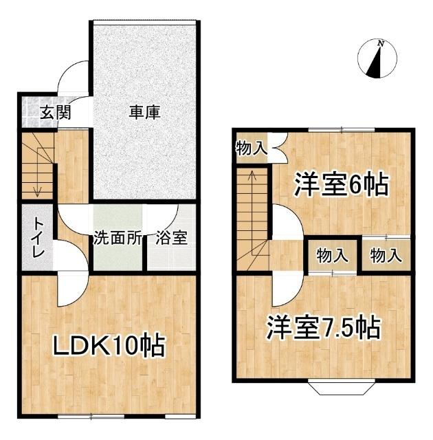 パークサイドテラス（B） 間取り図画像
