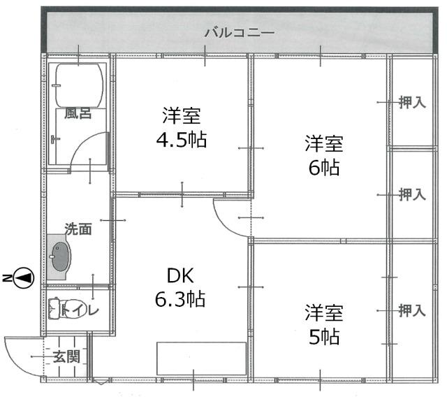  間取り図写真