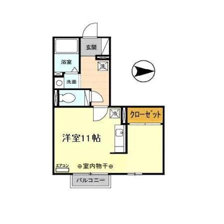 ドミールエス（201） 間取り図画像