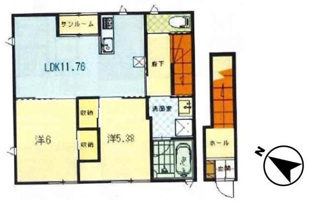  間取り図写真
