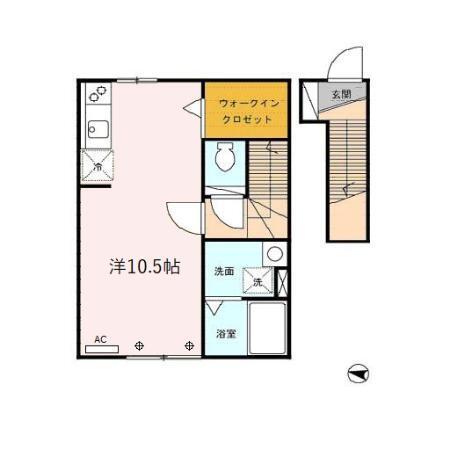 アルパイン（203） 間取り図画像