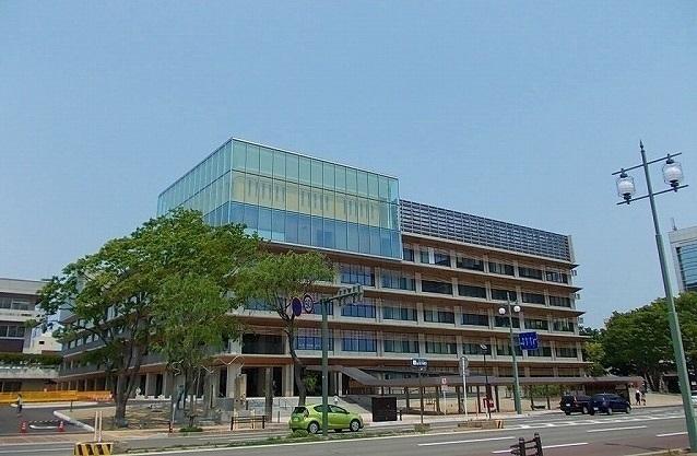 秋田市役所：1800m
