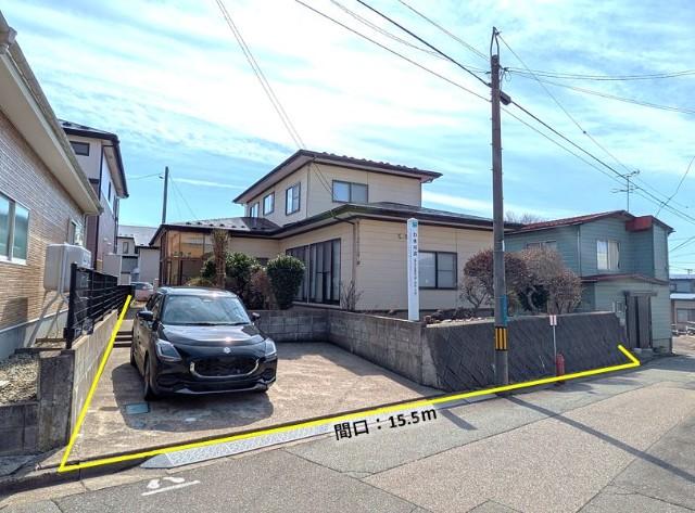 間口はゆとりの約15.5ｍ