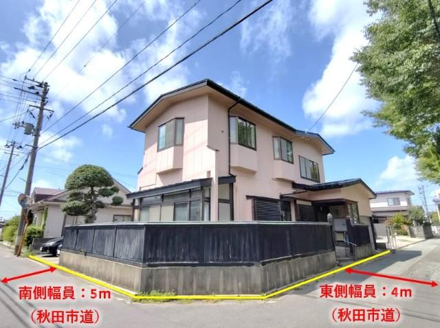 東南角地の整形地！