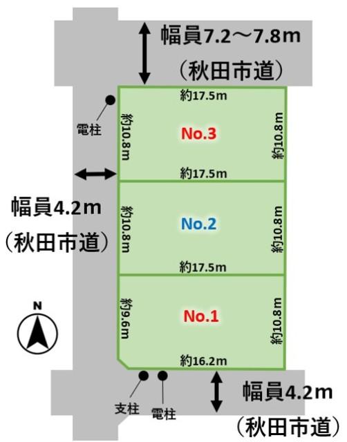 分筆予定区画図