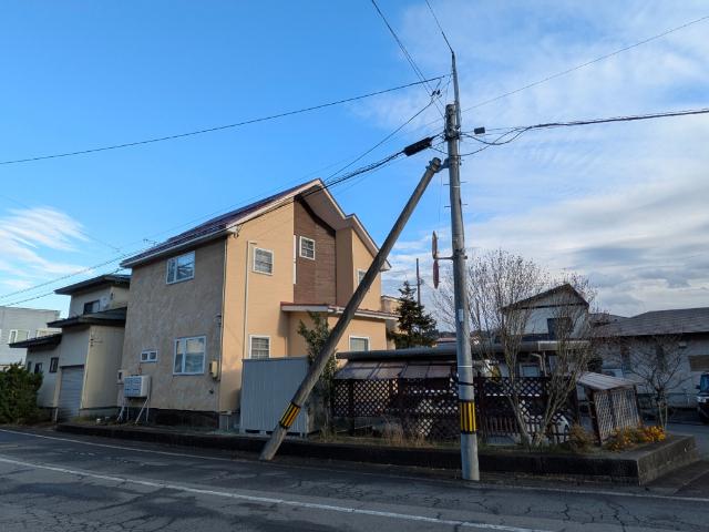 秋田市濁川字後田　中古住宅 土地画像