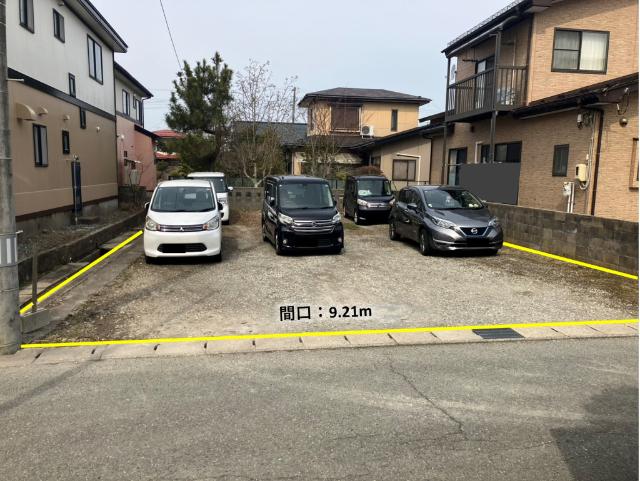 前面道路に9.21ｍ接道しています