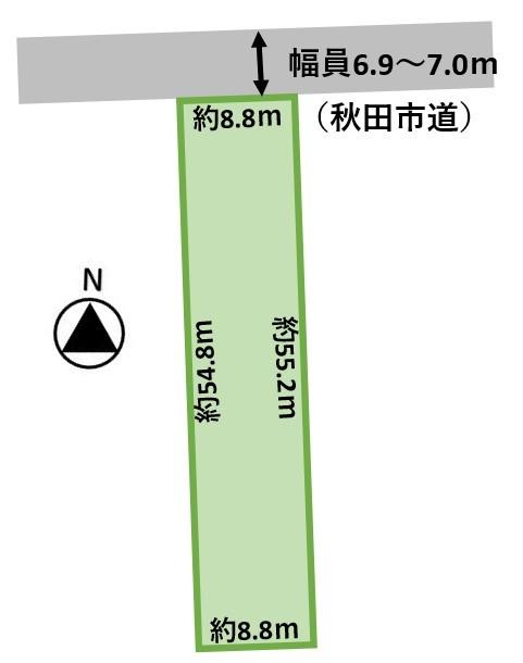 ゆとりの156坪平坦地です！