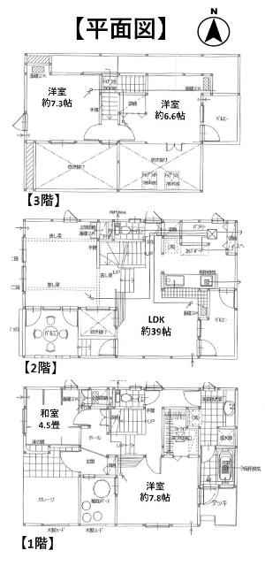 3階からの眺望もよいです