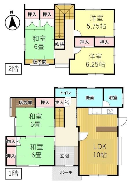 大家族向けの間取です