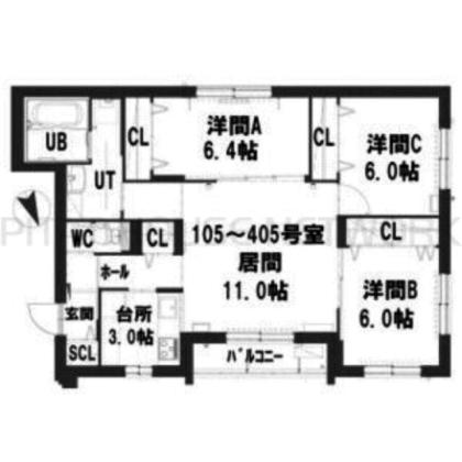  間取り図写真