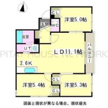  間取り図写真