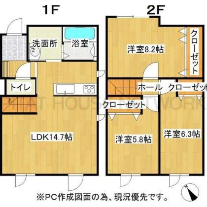  間取り図写真