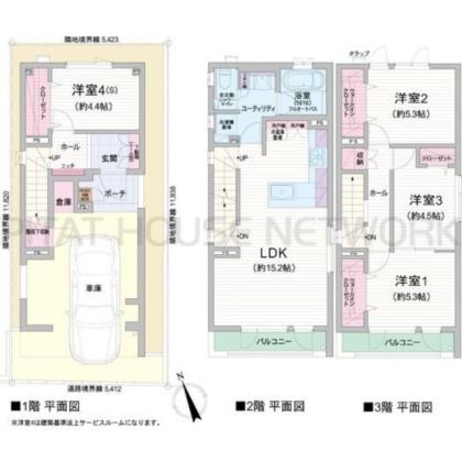  間取り図写真
