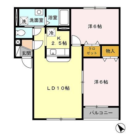 ロイウッド月寒中央（102） 間取り図画像