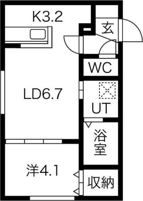 アルーア北大前（301） 間取り図画像