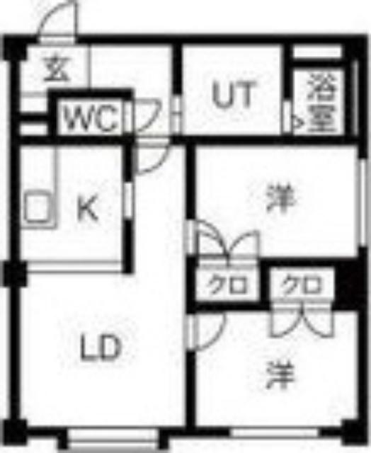ハイコート北23（401） 間取り図画像