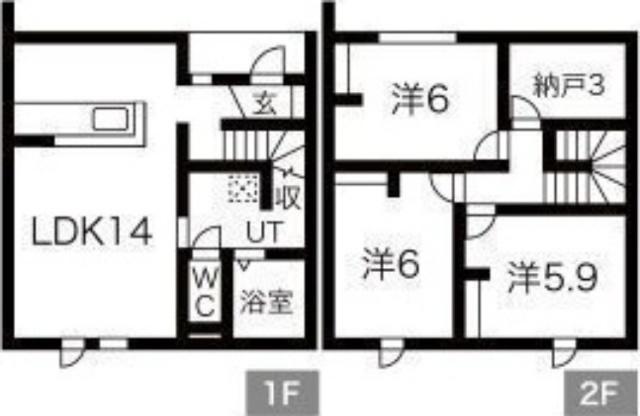 Himawari B棟（5） 間取り図画像