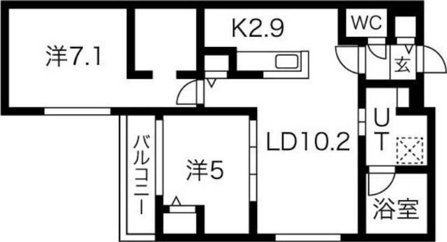ｅｓｓｅｎｃｅ２４Ｅ（403） 間取り図画像