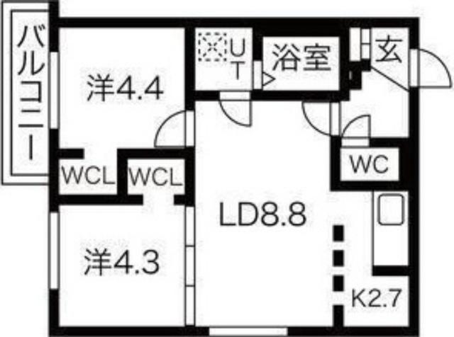 スプレンドールノルド２０（105） 間取り図画像