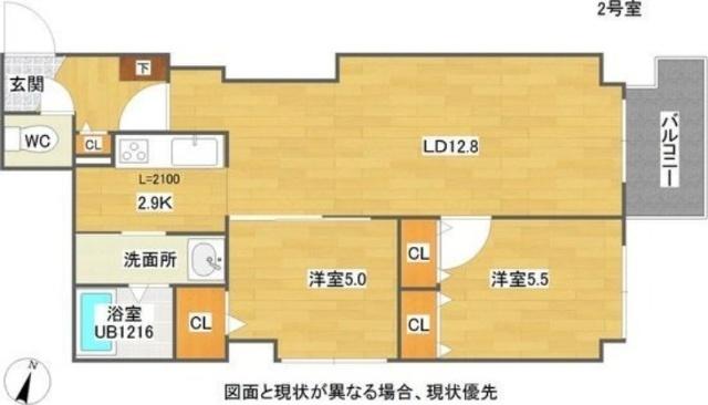  間取り図写真