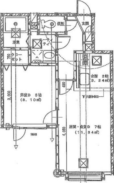  間取り図写真