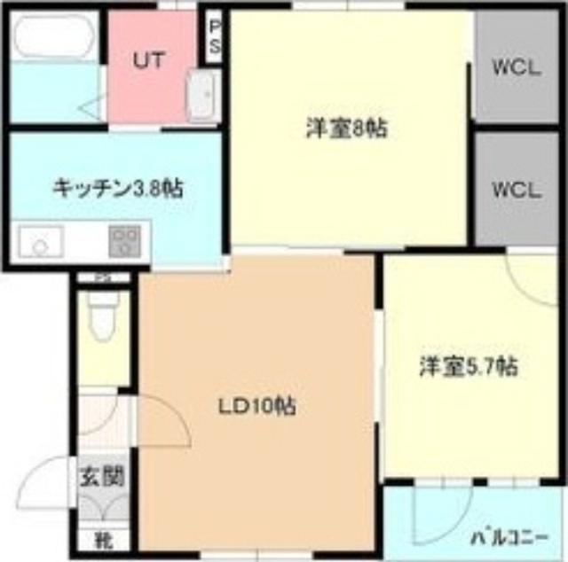 LAULEA（202） 間取り図画像