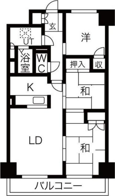オークコート141（703） 間取り図画像